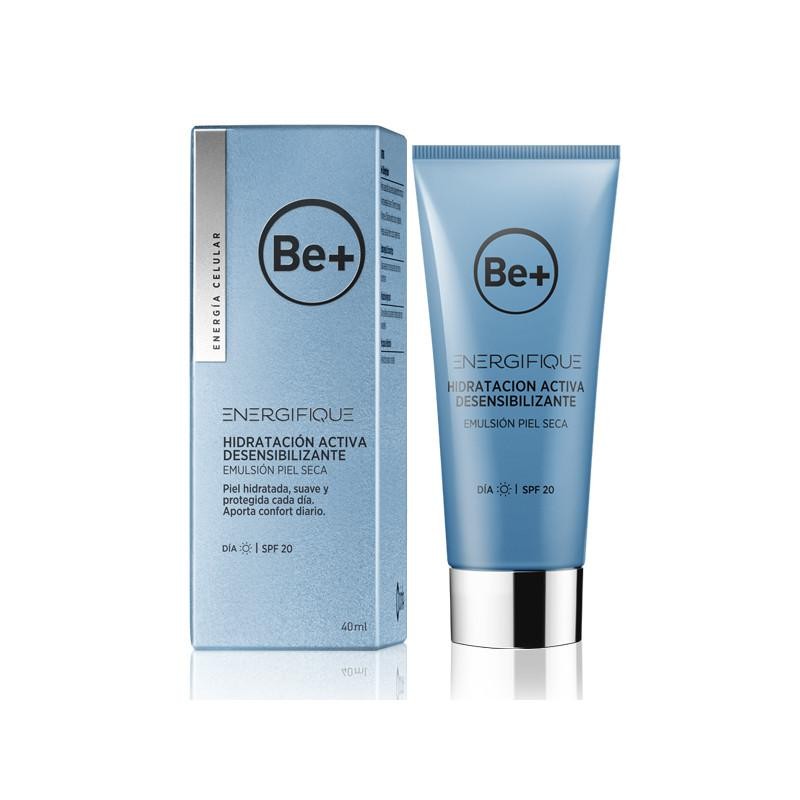 BE+ ENERGIFIQUE HIDRATACION ACTIVA DESENSIBILIZANTE EMULSION PIEL SECA SPF 20 40 ML