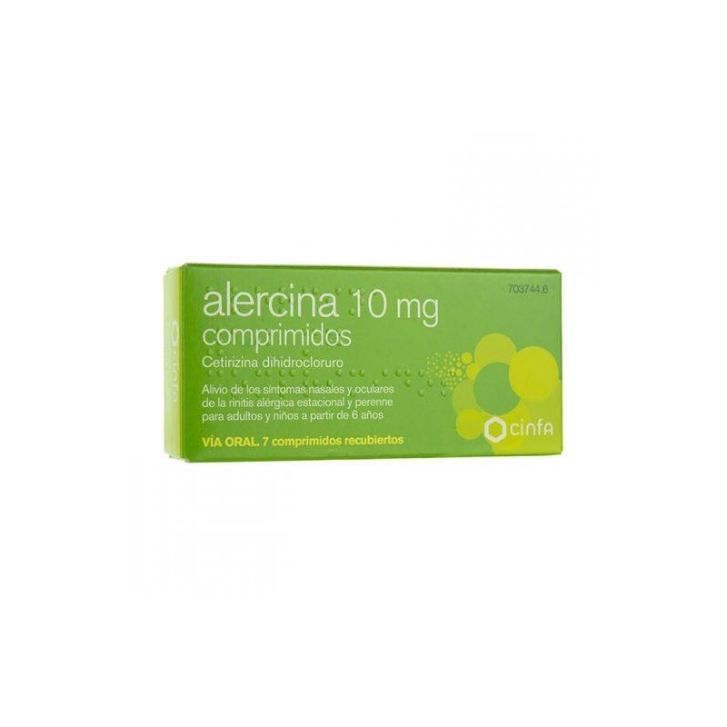 Alercina 10 Mg 7 comp