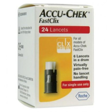 Lancetas Accu-Chek FastClix 24u