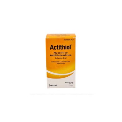 ACTITHIOL MUCOLITICO ANTIHISTAMINICO SOLUCION ORAL 1 FRASCO 200 ML