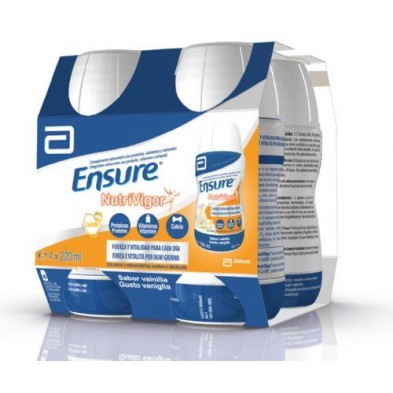 ENSURE NUTRIVIGOR BOTELLA 4 BOTELLA 220 ML VAINI