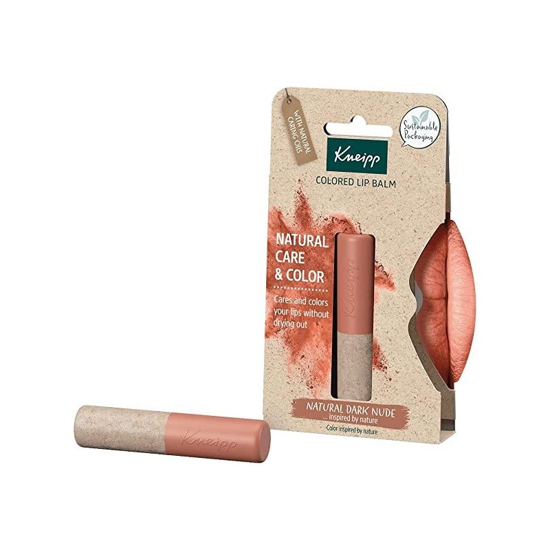 KNEIPP BALSAMO LABIAL CON COLOR NATURAL COLOR DARK NUDE