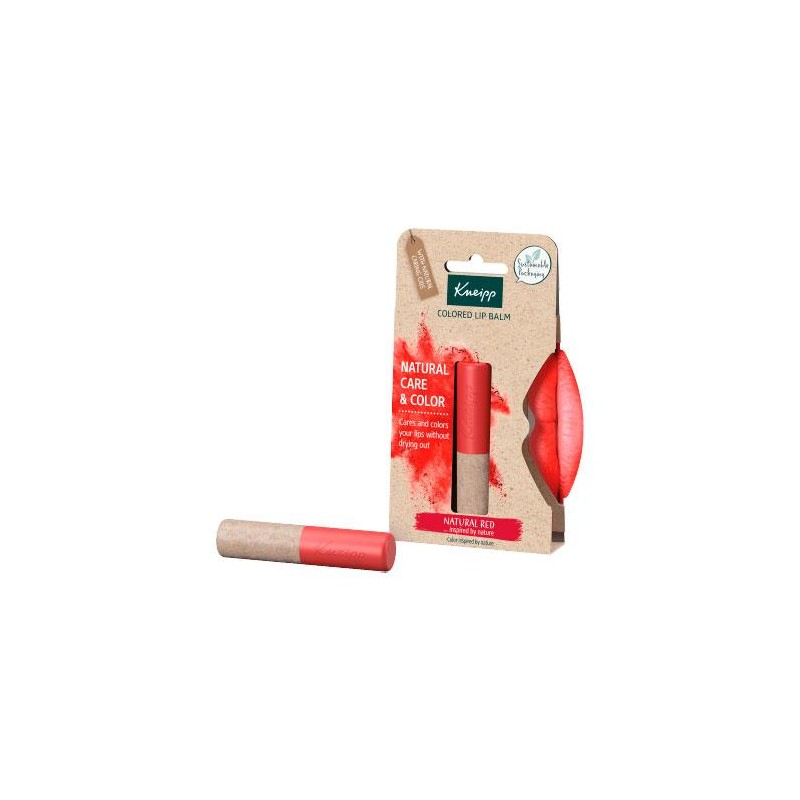 KNEIPP BALSAMO LABIAL CON COLOR NATURAL COLOR RED