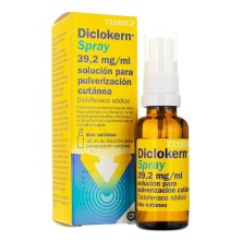 DICLOKERN SPRAY 39,2 MG/ML SOLUCION PARA PULVERIZACION CUTANEA 1 FRASCO 30 ML (150 PULVERIZACIONES)