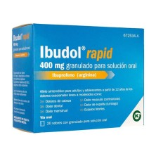 IBUDOL RAPID EFG 400 MG 20 SOBRES 