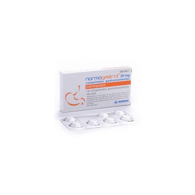 NORMOGASTROL EFG 20 MG 14 COMPRIMIDOS GASTRORRESISTENTES