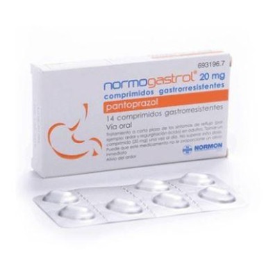 NORMOGASTROL EFG 20 MG 14 COMPRIMIDOS GASTRORRESISTENTES
