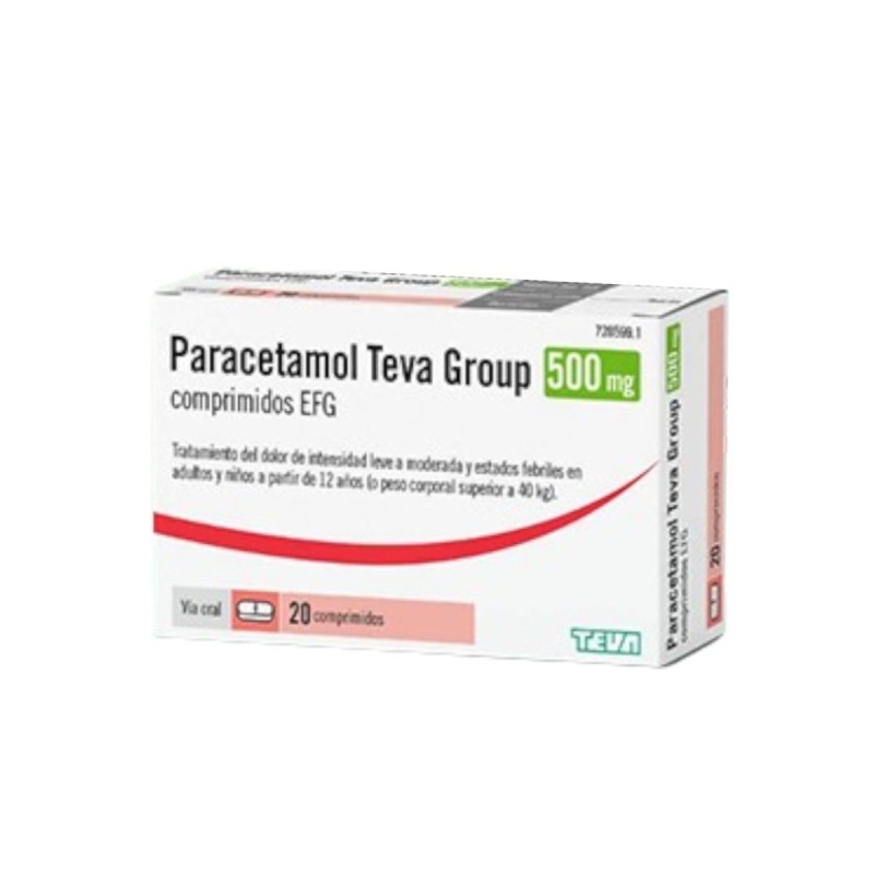 Paracetamol Teva 500 mg 20 comp