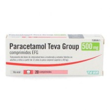PARACETAMOL TEVA GROUP 1 G 10 COMPRIMIDOS