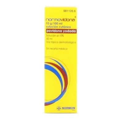 NORMOVIDONA 100 MG/ML SOLUCION CUTANEA 1 FRASCO 50 ML