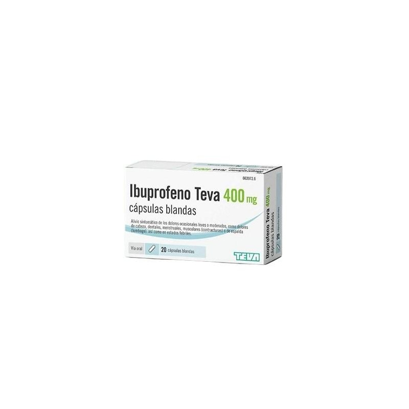 IBUPROFENO TEVA 400 MG 20