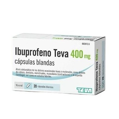 IBUPROFENO TEVA 400 MG 20