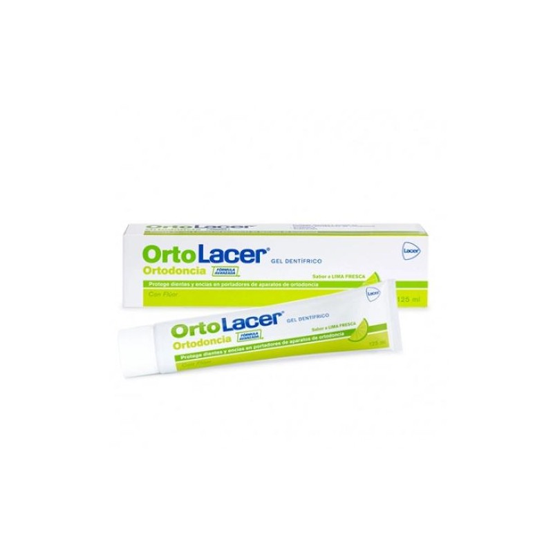 ORTOLACER GEL DENTIFRICO 125 ML SABOR LIMA FRESCA