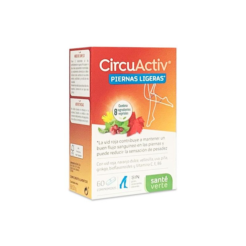 SANTE VERTE CIRCUACTIV PIERNAS LIGERAS 60 COMPRIMIDOS