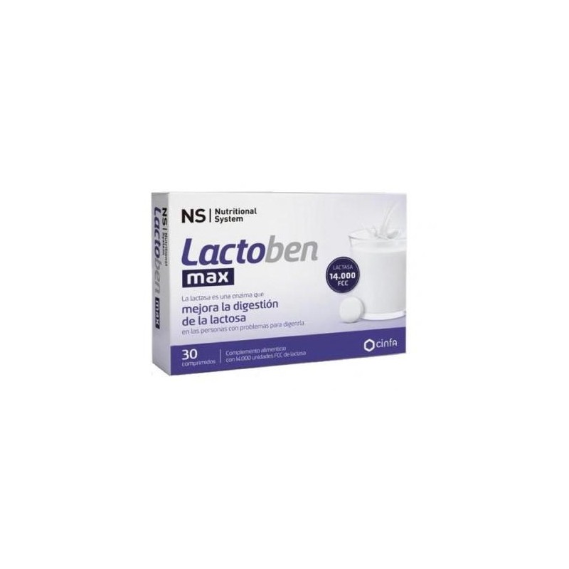 NS LACTOBEN MAX 30 COMPRIMIDOS
