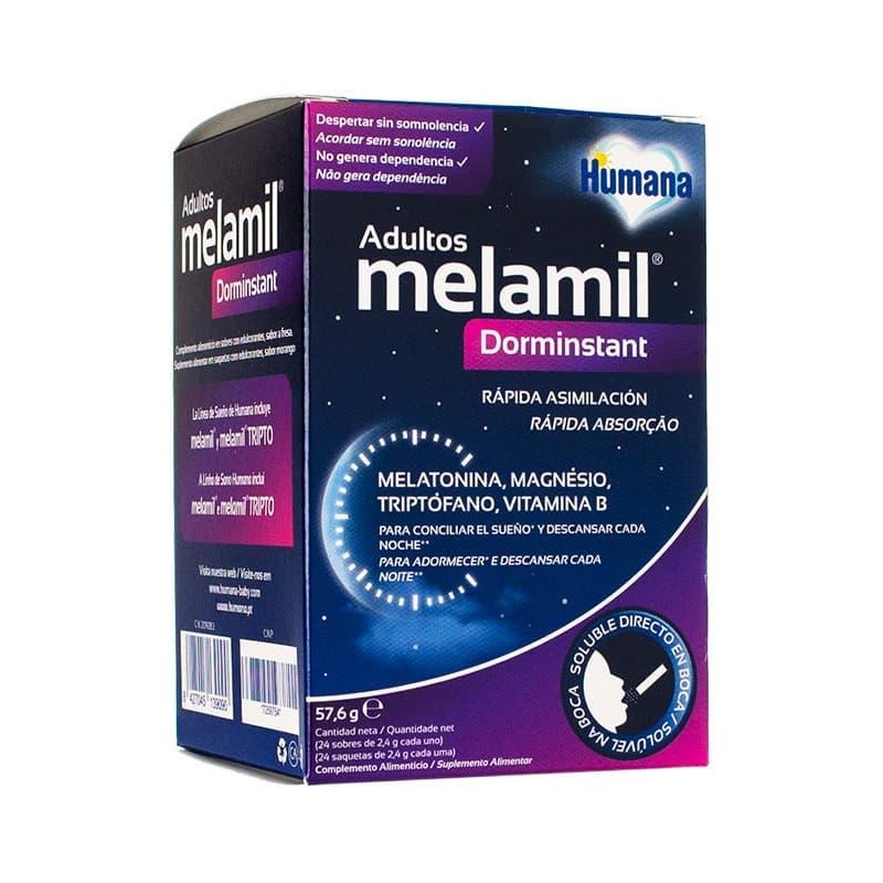MELAMIL DORMINSTANT ADULTOS 24 SOBRES 2,4 G