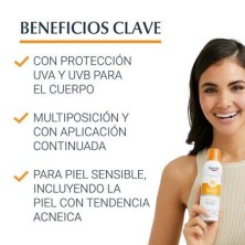 EUCERIN SUN PROTECTION 50 SPRAY TRANSPARENTE DRY