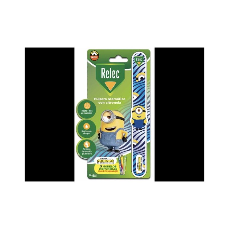 RELEC PULSERA AROMATICA 1 UNIDAD MINION  AZUL