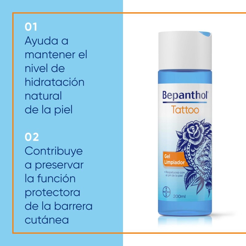 BEPANTHOL TATTOO GEL LIMPIADOR 200ML
