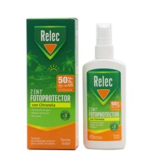 RELEC FOTOPROTECTOR SPF 50 CON CITRONELA 1 SPRAY 100 ML