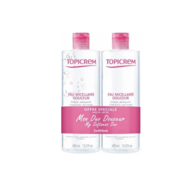 PACK DUO TOPICREM AGUA MICELAR 400ML