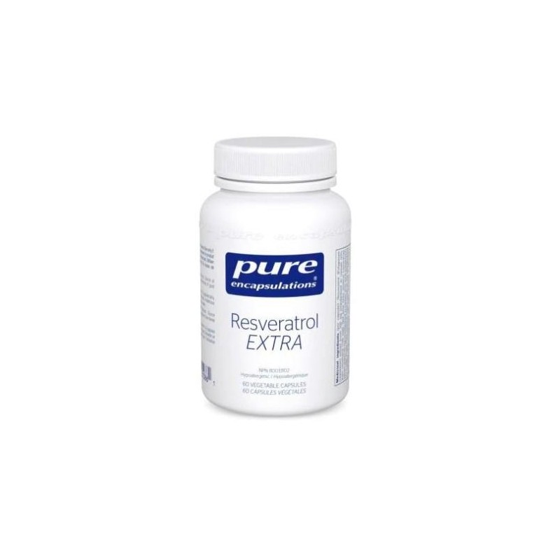 PURE ENCAPSULATIONS RESVERATROL EXTRA 60 CAPSULAS