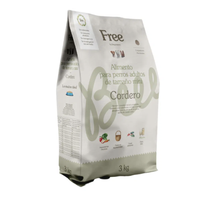 FREE ADULTO CORDERO MINI 3 Kg