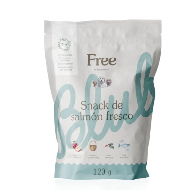 FREE SNACK SALMÓN FRESCO 120 g