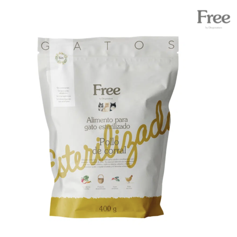 FREE Gato esterilizado pollo 400 g