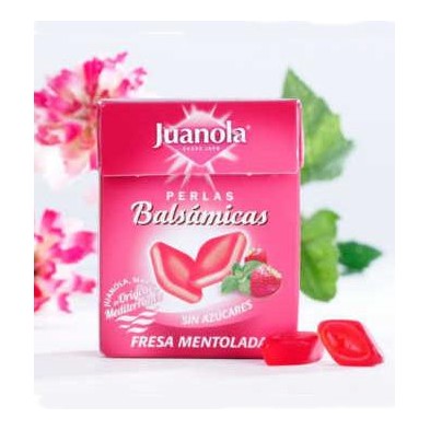 JUANOLA PERLAS 25 GR FRESA MENTOLADA