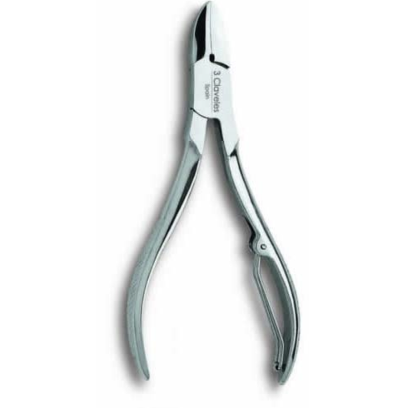 ALICATE 3 CLAVELES MANICURA UÑAS 12 CM