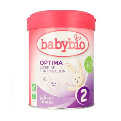 BABYBIO OPTIMA 2 LECHE DE CONTINUACION 1 BOTE 800 G