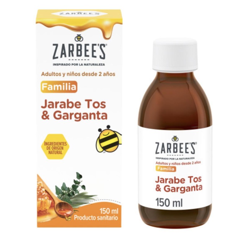 ZARBEES JARABE FAMILIA TOS Y GARGANTA 1 FRASCO 150 ML