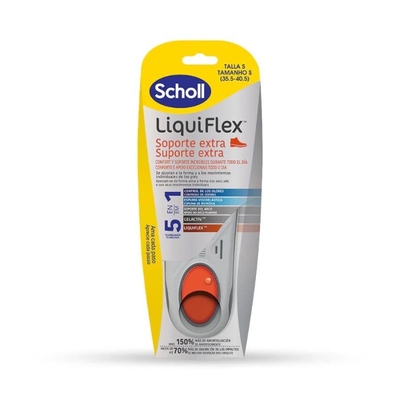 PLANTILLA SCHOLL LIQUIFLEX SOPORTE EXTRA TALLA S