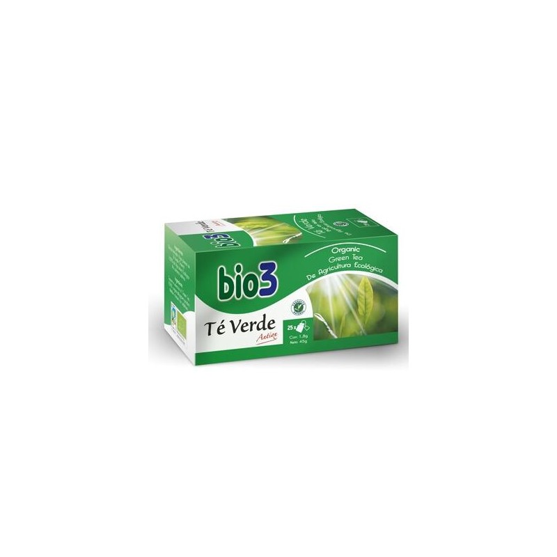 BIO3 TÉ VERDE ECOLÓGICO 1.8 GR 25 FILTROS