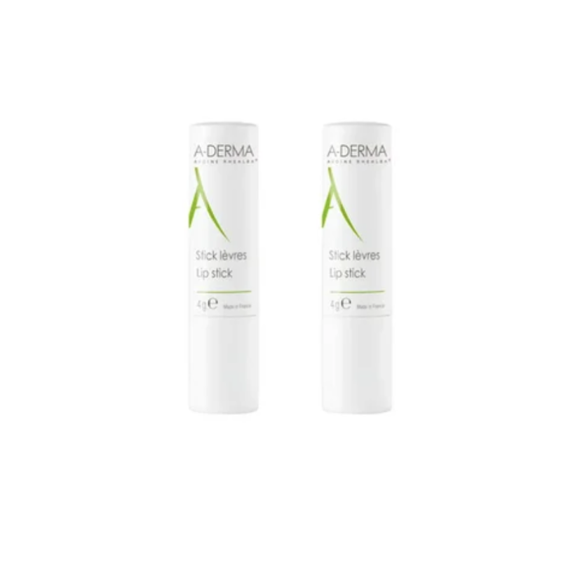 A-DERMA PACK DUPLO STICK LABIOS