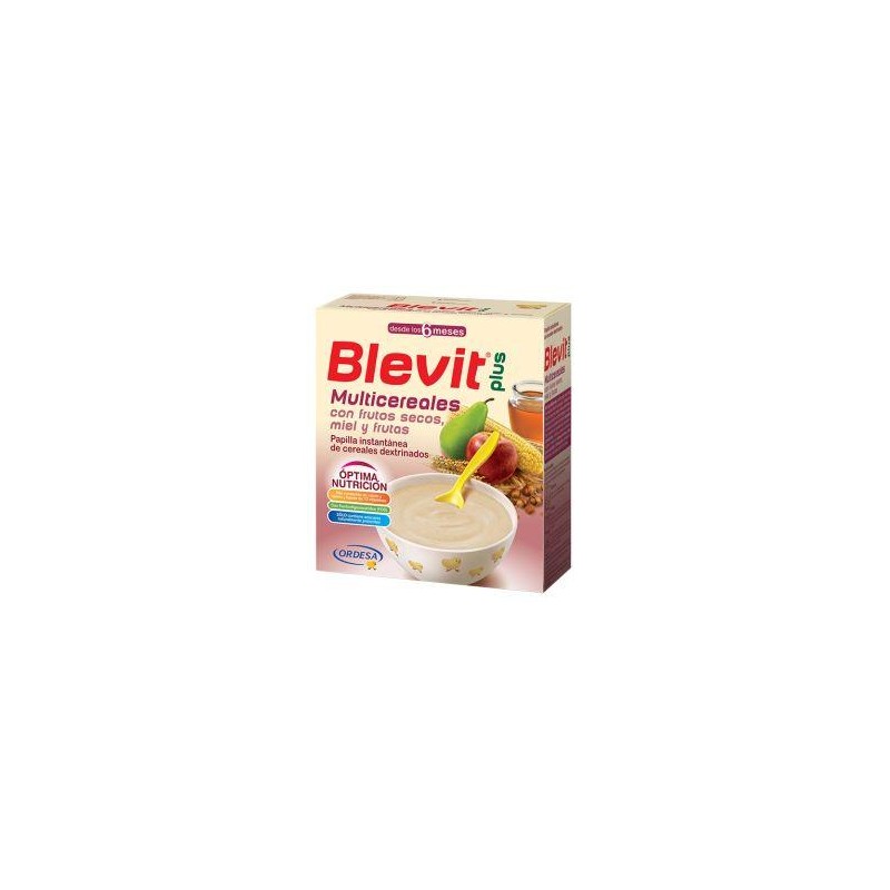 BLEVIT PLUS MIEL FRUTOS SECOS Y FRUTAS MULTICEREALES 600 GR