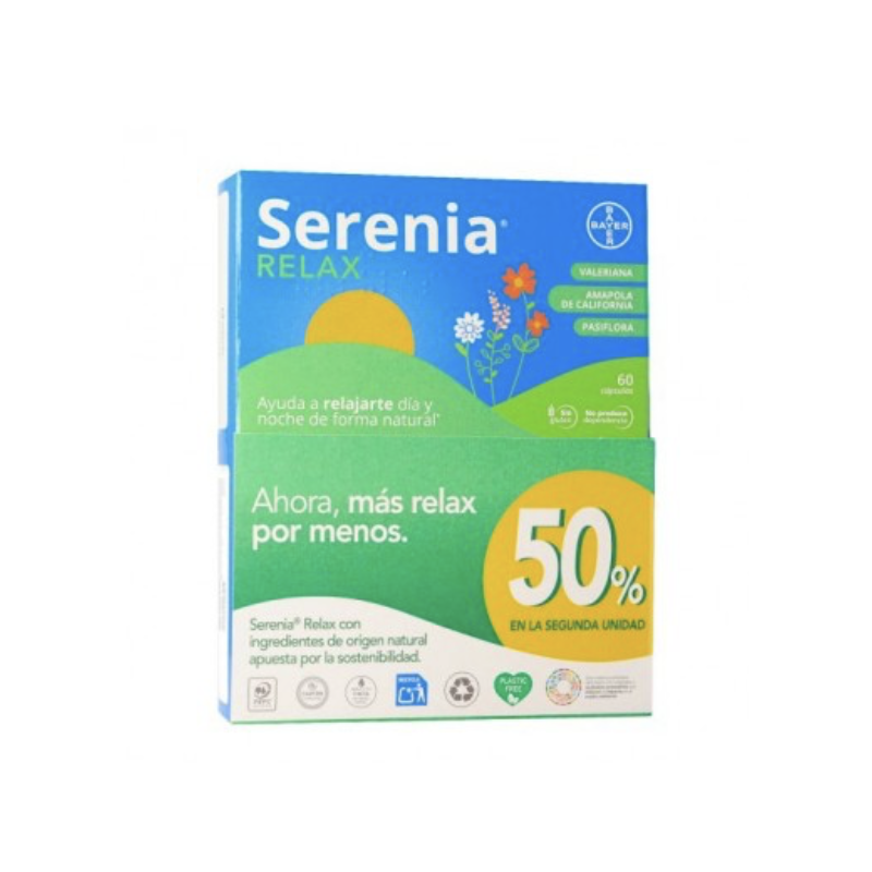 PACK SERENIA RELAX 60+60 2ªUNI 50%