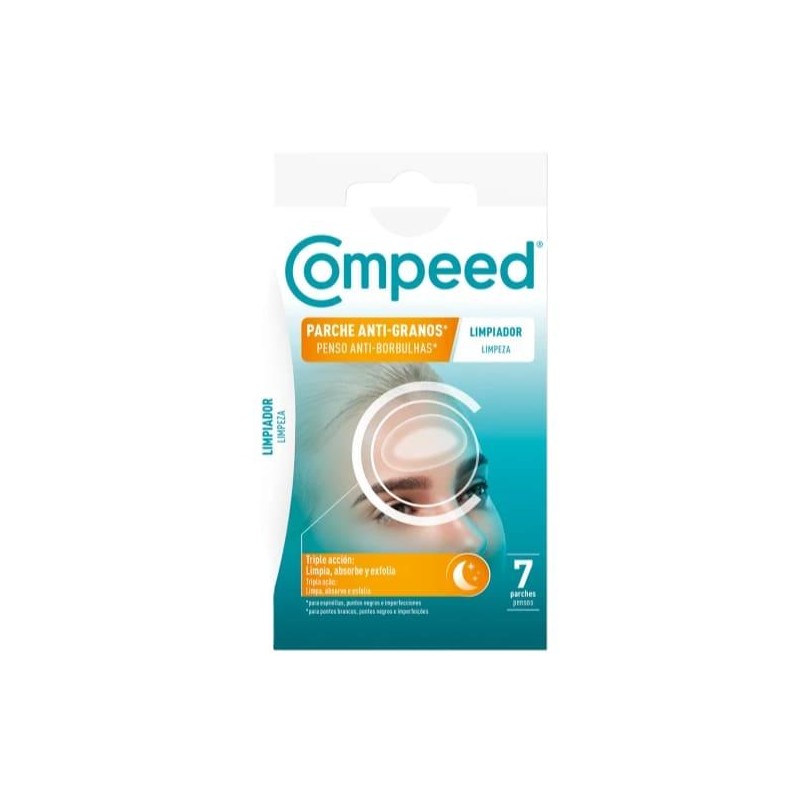 COMPEED PARCHE ANTI-GRANOS LIMPIADOR TRIPLE ACCION 7 UNIDADES