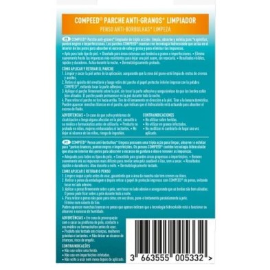 COMPEED PARCHE ANTI-GRANOS LIMPIADOR TRIPLE ACCION 7 UNIDADES