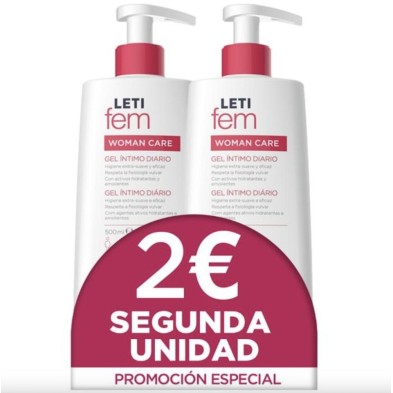 LETI FEM DUPLO WOMAN GEL INTIMO 500ML