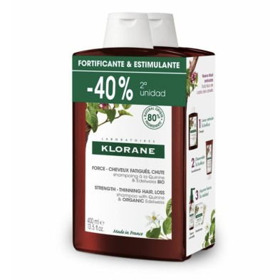 PACK DUO CHAMPU QUININA 2X400ML 40% 2U