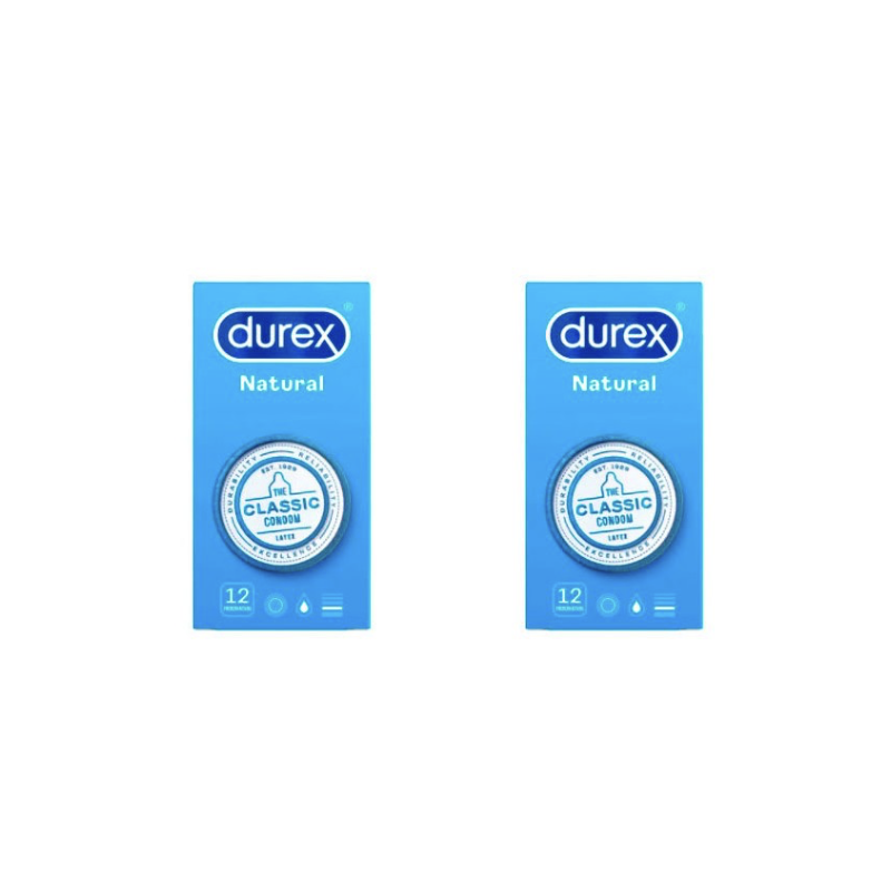 DUREX NATURAL PLUS PRESERVATIVOS 12 PRESERVATIVO PACK