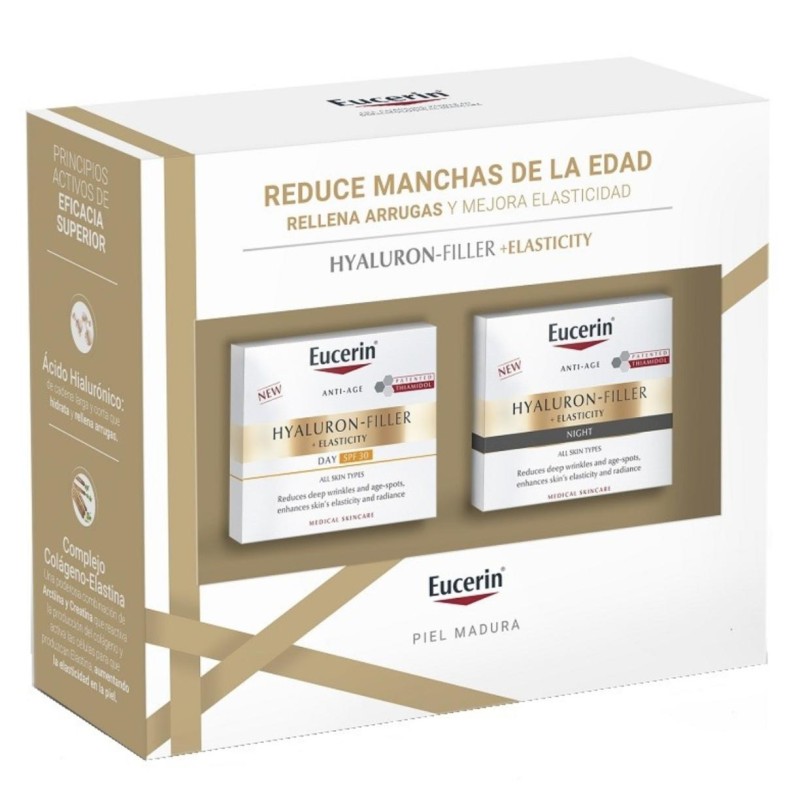 EUCERIN COFRE HF+ ELASTICITY DIA FPS 30  50 ML + NOCHE 50 ML