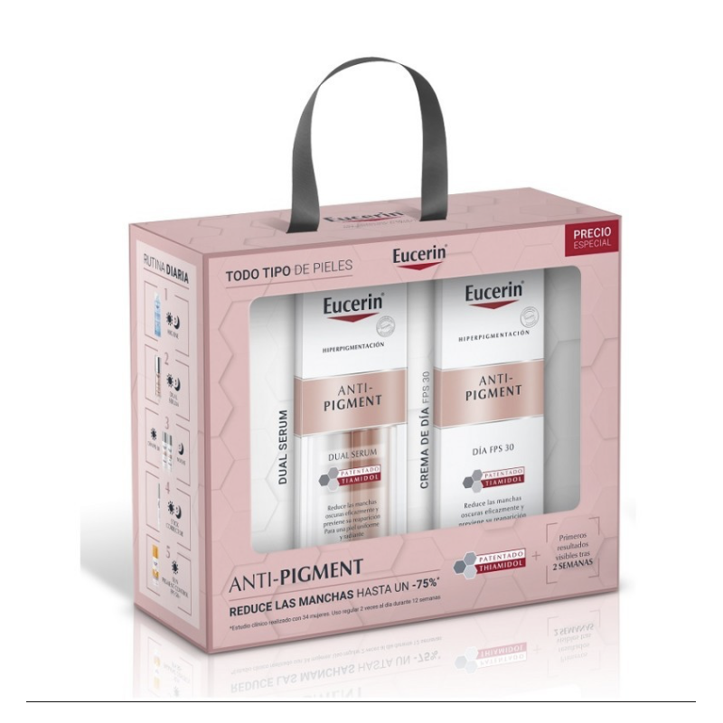 EUCERIN COFRE ANTIPIGMENT DUAL SERUM+CREMA DE DIA FPS30 50 ML