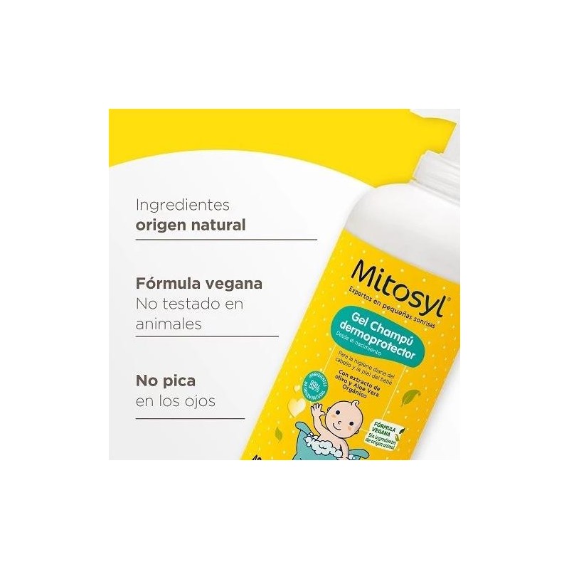MITOSYL GEL CHAMPU DERMOPROTECTOR 1 ENVASE 490 ML