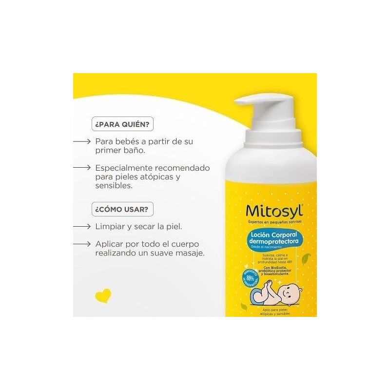 MITOSYL LOCION CORPORAL DERMOPROTECTORA 1 ENVASE 400 ML