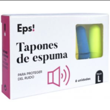TAPONES DE ESPUMA EPS! 6 UNIDADES TALLA L