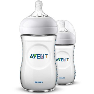 BIBERON PP NATURAL PHILIPS AVENT 260 ML 2 U