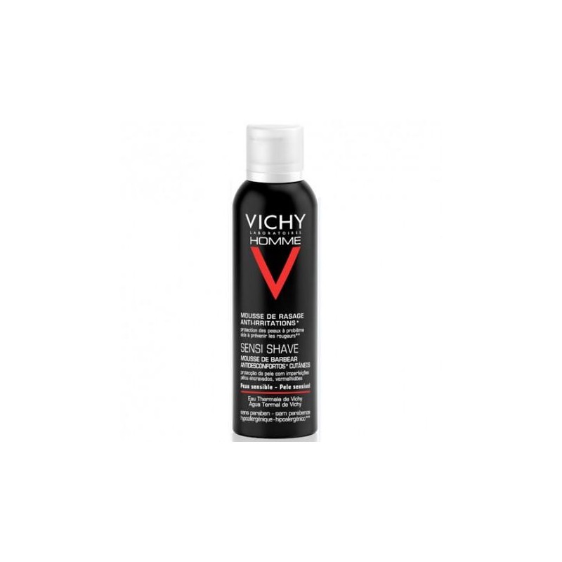 VICHY HOMME ESPUMA DE AFEITAR PIEL SENSIBLE 200 ML